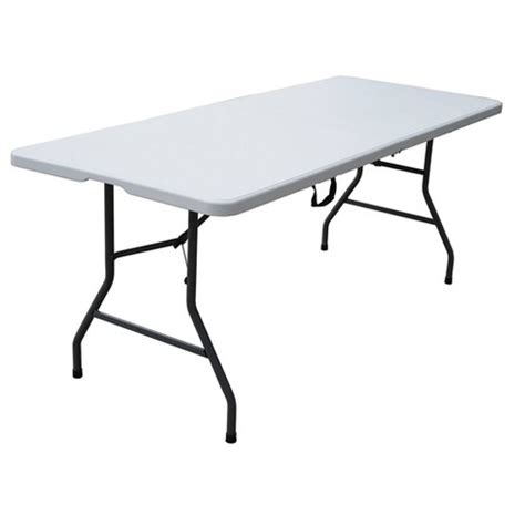 6' folding table target